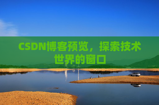 CSDN博客预览,探索技术世界的窗口